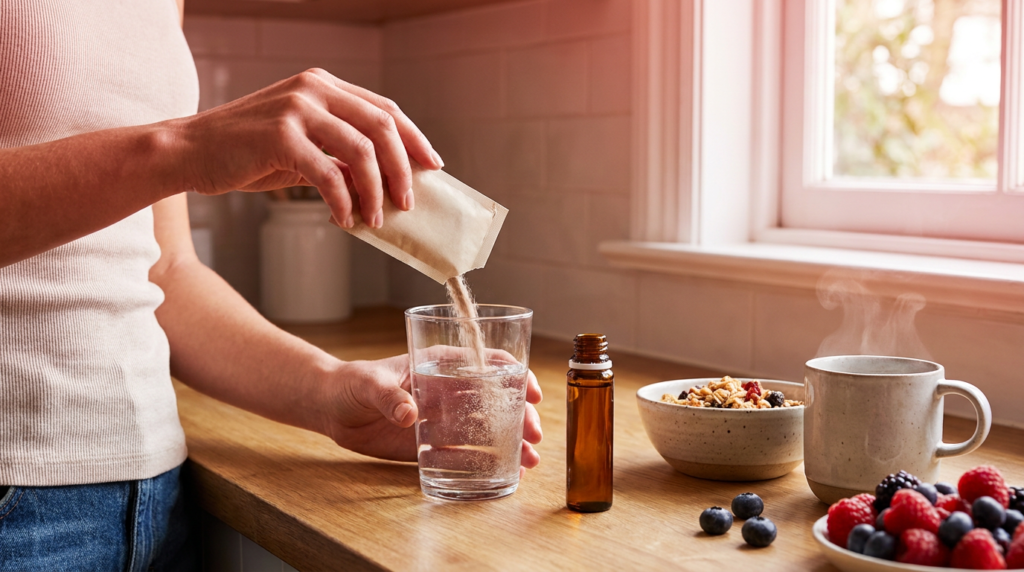 Nutricosmética bebible vs. en polvo: guía para elegir el formato